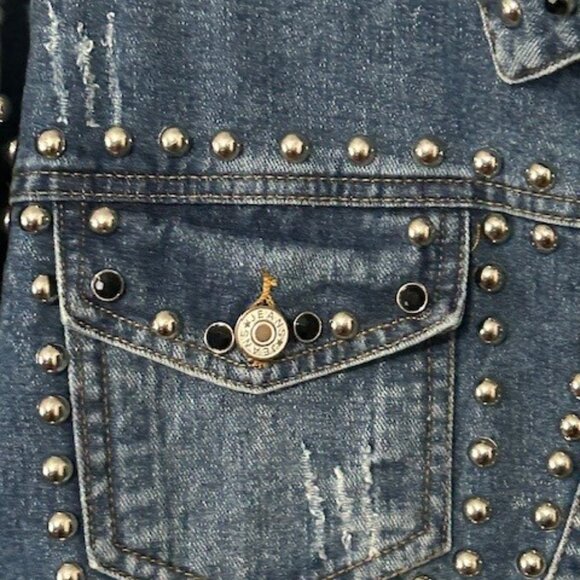 M/2 - Vintage Chic Jean Jacket (S/M) - Picture 5 of 6